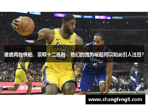 雄鹿再胜快船，豪取十二连胜：他们的强势崛起何以如此引人注目？